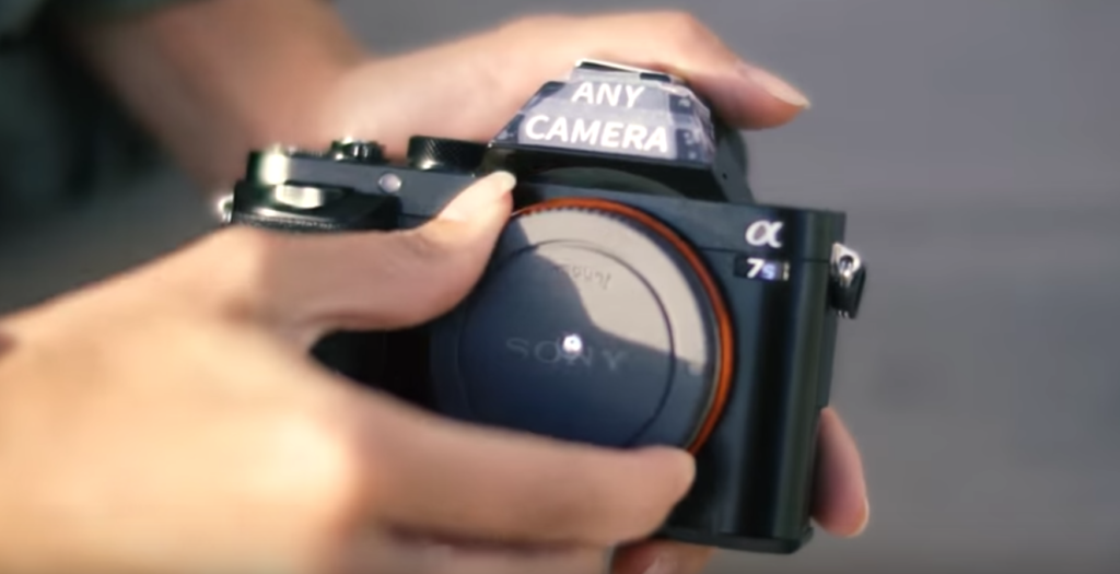Sony Camera With Lid On