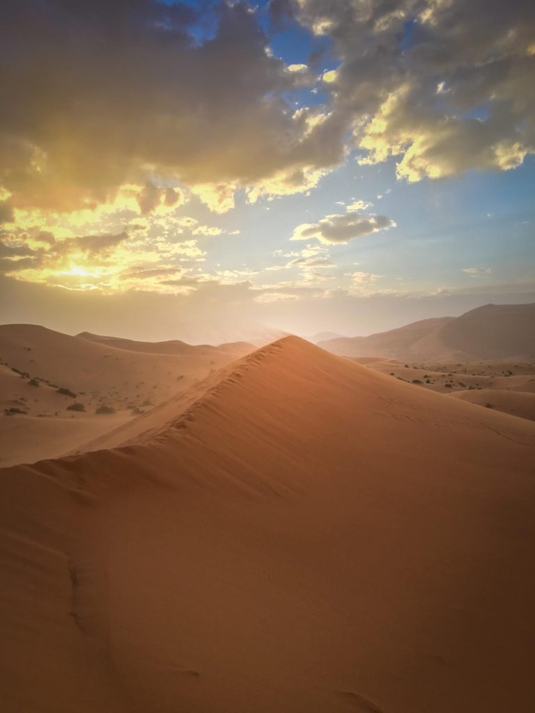 Sunrise In The Desert